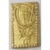 JAPAN 1868 - 1969 . TWO 2 BU BAN KIN . GOLD